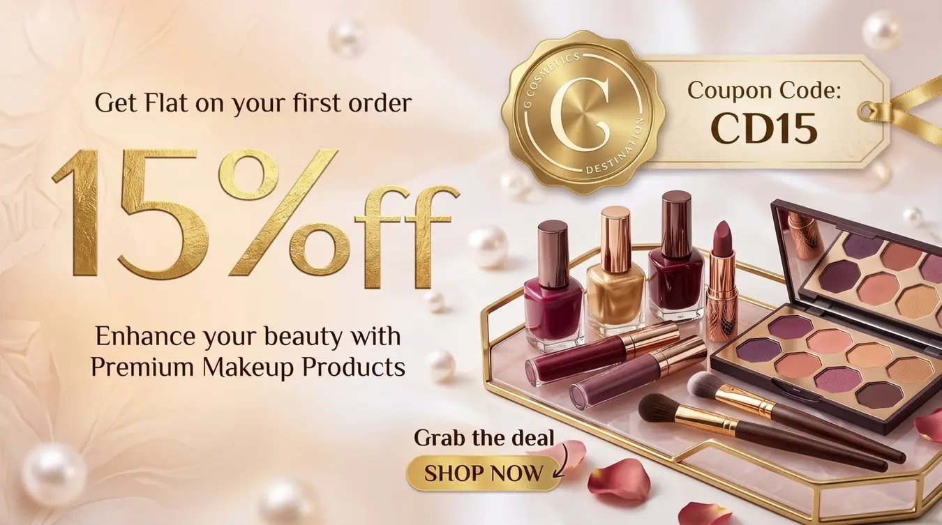 Flat 15% off your first order with coupon code CD15. Shop now