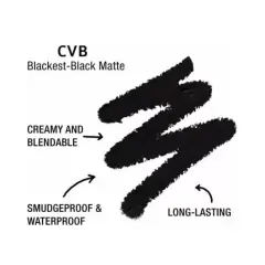 CVB Intense HD Kajal Eyeliner Waterproof Black, image 3