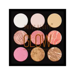 Swiss Beauty Glow Baked Blusher Palette, image 2