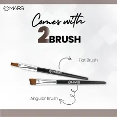 mars gel hue eyeliner brown and jet black brush applicator, image 4