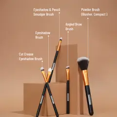 swiss beauty makeup brush combo 5-in-1, image 2