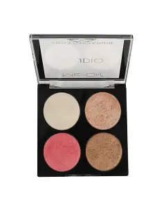 ME-ON STUDIO Cheek & Contour Palette - 04 | Natural Finish | 4 Shades, image 1