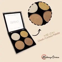 ME-ON Cheek & Contour Palette | Full Coverage | 4 Shades | Contour Powder, image 2