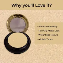 MARS HD Compact Powder - Color No.03 | Oil Control | Mattifying Full Coverage | 3.5g, image 4