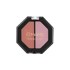mars twin blusher kit - 02 for cheek apple, image 2