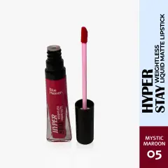 Blue Heaven Hyper Stay Lipstick - 05 Mystic Maroon | Liquid Lipstick | 6ml | Transfer Proof | Weightless, image 1