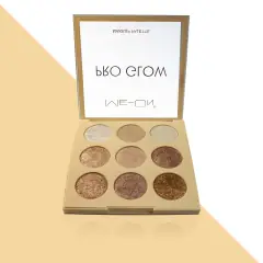 me-on pro glow 9 shade highlighter palette - 02 shimmery shade, image 2