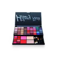 Hilary Rhoda Makeup Palette with Shimmer and Matte Eyeshadow, Lip Gloss, Makeup Blusher, Face Powder, image 1