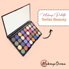 swiss beauty 32 shades eyeshadow palette matte and shimmer, image 4