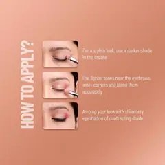 Swiss Beauty Ultimate Shimmer Eyeshadow - How to apply, image 4