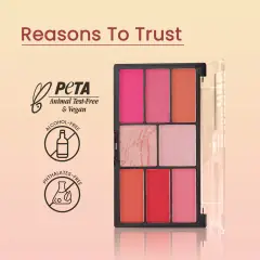 Swiss Beauty Pro Blush & Highlighter Palette safe to use, image 3