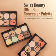 Swiss Beauty COVER STUDIO Ultra Base Concealer Palette – Shade 03 | Natural Coverage | Matte Finish | Creamy Texture, image 4