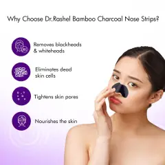Dr. Rashel Bamboo Charcoal Nose Strips Application Demo, image 4