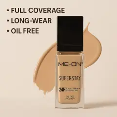 ME-ON SUPERSTAY 24H Full Coverage Foundation – N01 Cool Ivory Features, image 3