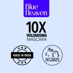 Blue Heaven 10X Volumising Mascara | 12-Hour Waterproof Wear, image 4