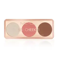 ME-ON So Cheeky 3-in-1 Palette - Shade 02 | Sculpt, Blush & Glow, image 1
