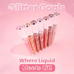 ME-ON Glitter Goals Liquid Eyeshadow - 04 Rose Gold | Romantic Sparkle, image 6