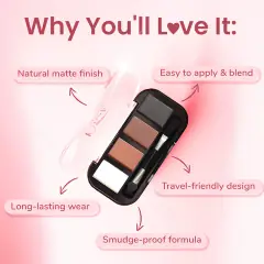 ME-ON Dream Brows Pro Eyebrow Definer Palette | 4-in-1 Brow Sculpt, image 5