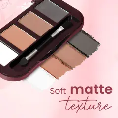 ME-ON Dream Brows Pro Eyebrow Definer Palette | 4-in-1 Brow Sculpt, image 4
