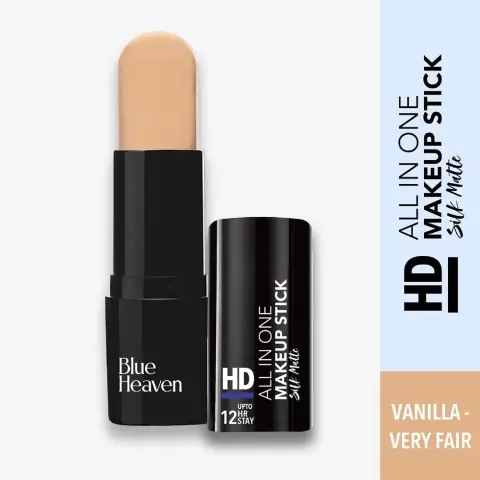 Blue Heaven All-In-One Makeup Stick {Honey Medium} | Concealer | Foundation | Color Corrector | Waterproof | 12 Hr Long Wear