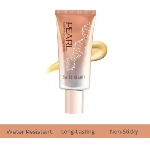 Swiss Beauty PEARL Illuminator Makeup Base - 01 Golden Pink