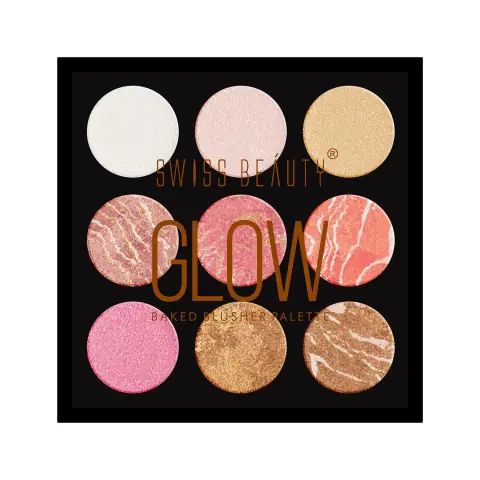 Swiss Beauty Glow Baked Blusher Palette