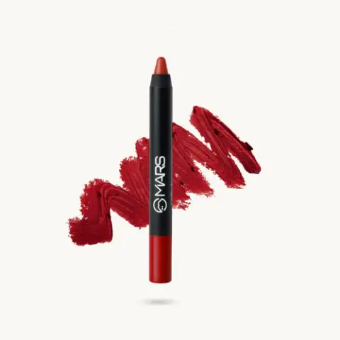 MARS Won't Smudge Won't Budge Lip Crayon | 01 - I am Strong Lipstick | Matte Coverage