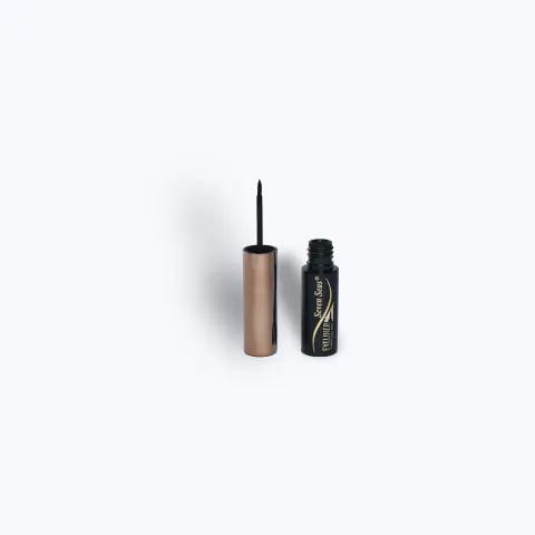 Seven Seas Waterproof Sharp Liquid Eyeliner | Brush Tip Applicator | Cruelty-Free | 7ml | Lightweight
