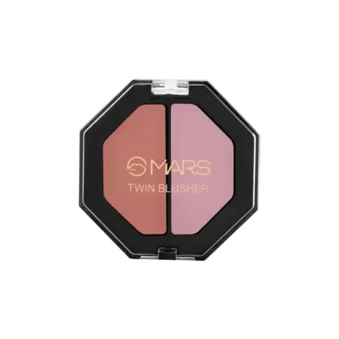 mars twin blusher kit - 02 for cheek apple