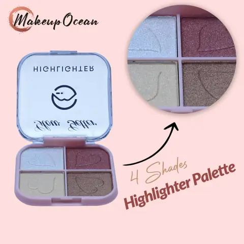 Mars 4 shades soft shimmery highlighter palette