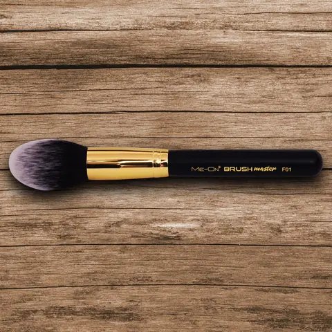 ME-ON Brush Master Dome Brush | Soft Bristles | High Quality Powder Brush | Black