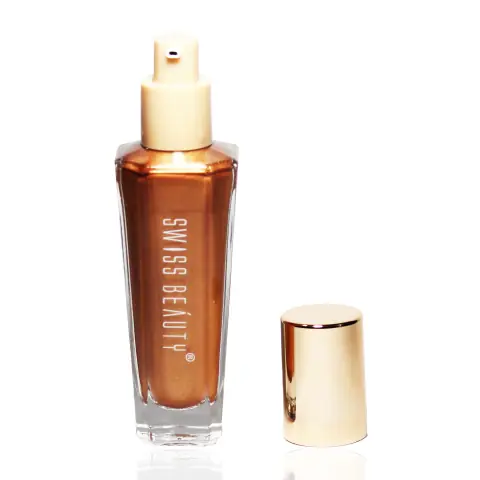 Swiss Beauty Face & Body Sheer Finish Highlighter | 03 Bronze | 50g | Waterproof | Anti-Sweat | Multi Purpose