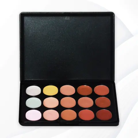 MENOW 15 Color Contour Cream | Optimal Coverage | Minimizes Fine Lines