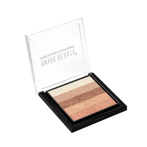 Swiss Beauty Brick Highlighter 04 Shade luminous glow