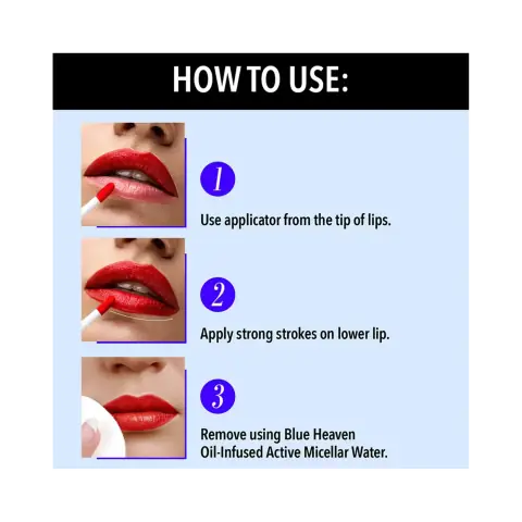 Blue Heaven Hyper Stay Liquid Lipstick – 08 Hot Pink, alternate view