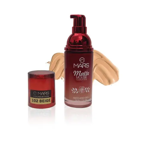 MARS Matte Mousse Foundation medium to full coverage 60ml