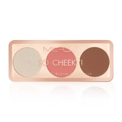 ME-ON So Cheeky 3-in-1 Palette - Shade 02 | Sculpt, Blush & Glow