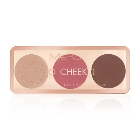 ME-ON So Cheeky 3-in-1 Palette - 04 | Highlight, Blush & Contour