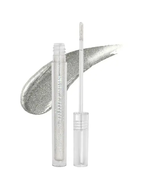 ME-ON Glitter Goals Liquid Eyeshadow - 02 Diamond White | Silver Sparkle