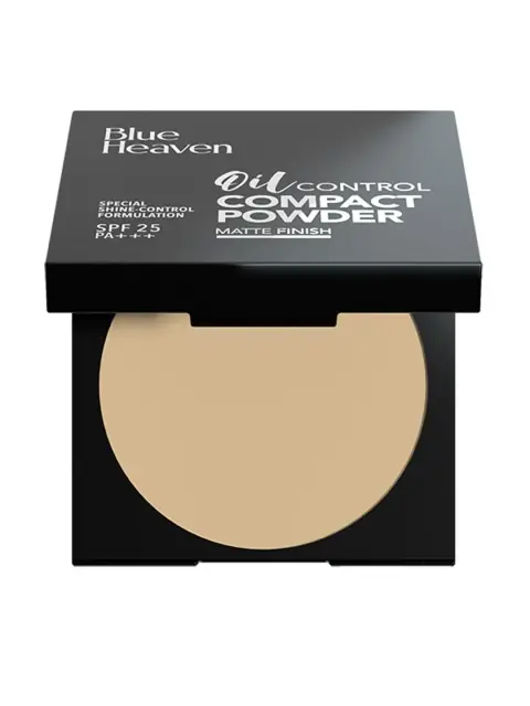 Blue Heaven Oil Control Compact - 201 Cream | 12-Hour Matte