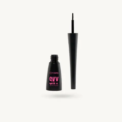 MARS Skyliner Liquid Eyeliner - Black | 12-Hour Matte Finish