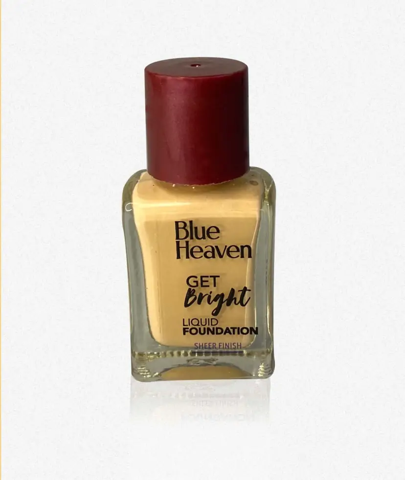 Blue Heaven Get Bright Liquid Foundation Full Coverage Flawless Finish