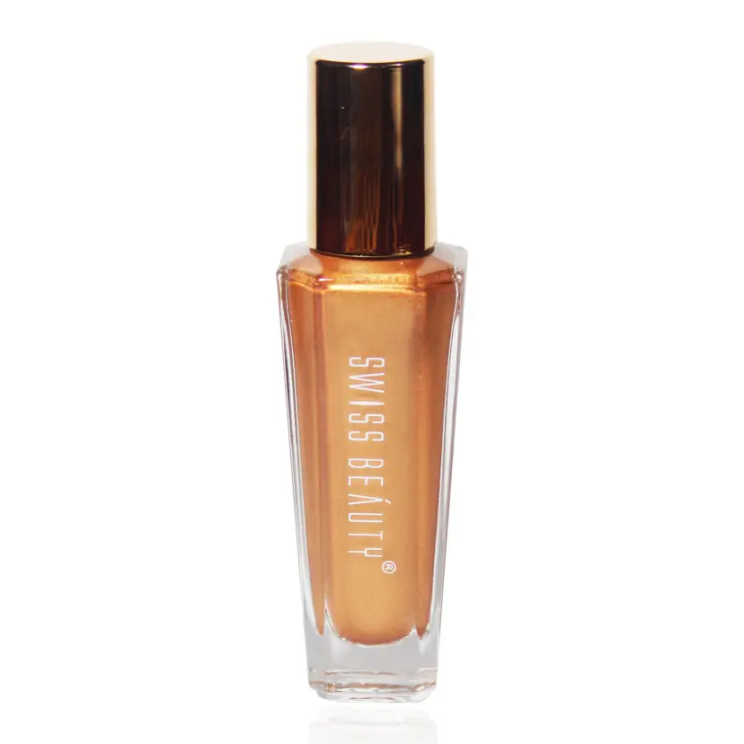 Swiss Beauty Face & Body Sheer Finish Highlighter | 03 Bronze | 50g | Waterproof | Anti-Sweat | Multi Purpose