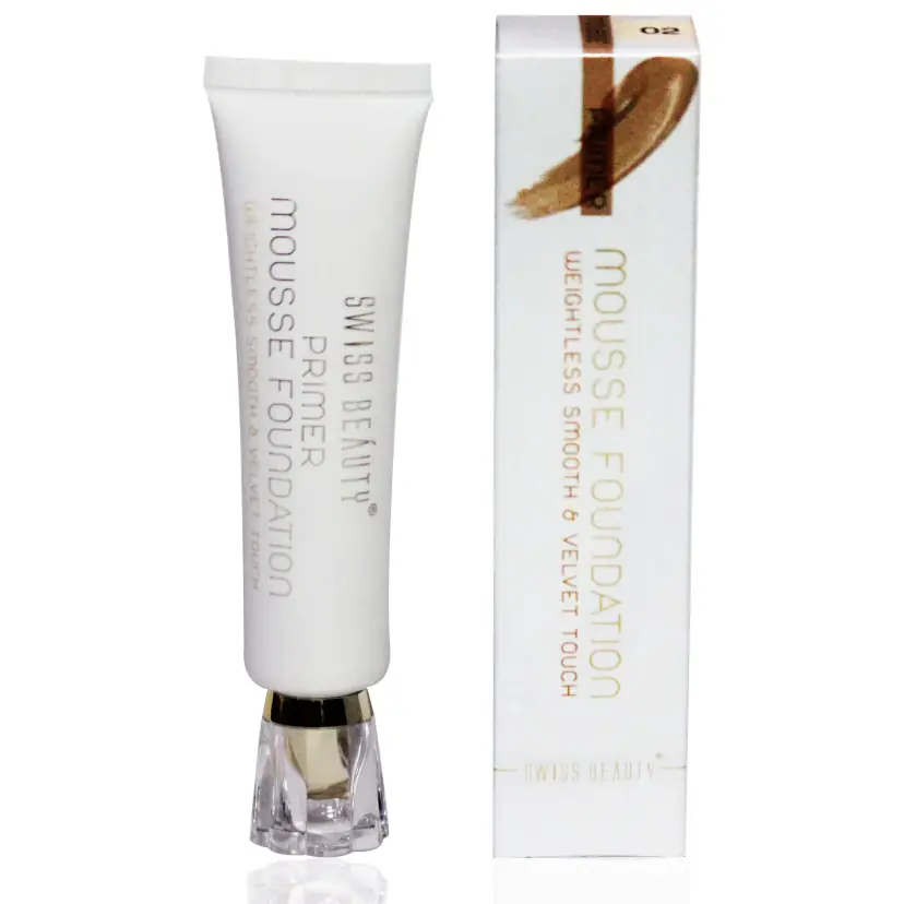 Swiss Beauty Primer Mousse Foundation Rose Blush 02