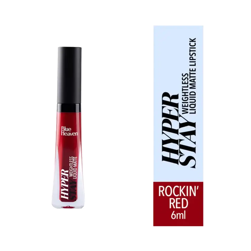Blue Heaven Hyper Stay Liquid Lipstick – 01 Rockin’ Red