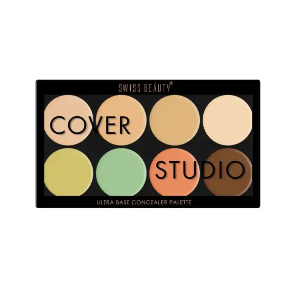 Swiss Beauty COVER STUDIO Ultra Base Concealer Palette – 03 | Natural Coverage