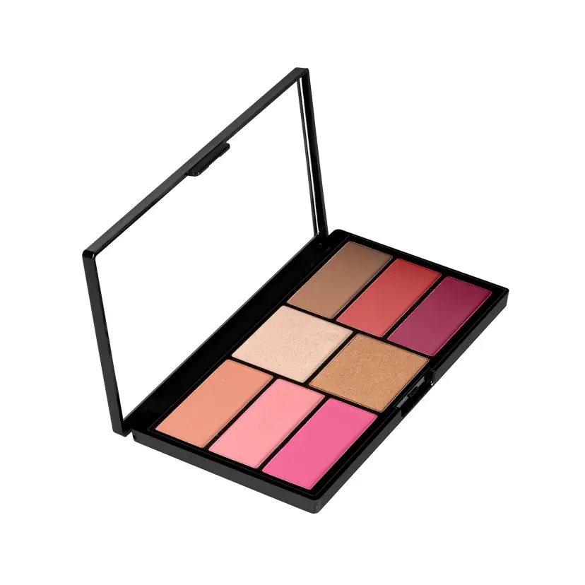Swiss Beauty Pro Blush & Highlight Palette – Shade 04