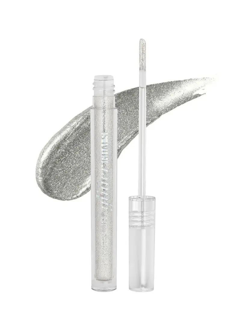 ME-ON Glitter Goals Liquid Eyeshadow - 02 Diamond White | Silver Sparkle
