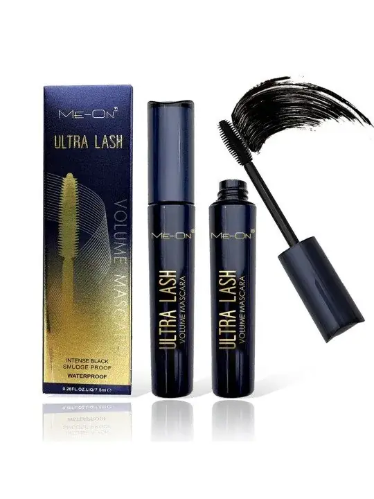 ME-ON Ultra Lash Waterproof Volume Mascara - Black | All-Day Drama