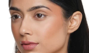 Swiss beauty PRO BLUSH & HIGHLIGHTER PALETTE Application on cheeks